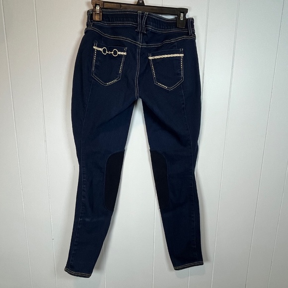 Irideon Verano Bit & Reins Stretch Denim Breech Horses sz 30 Knee Patches - Picture 5 of 16